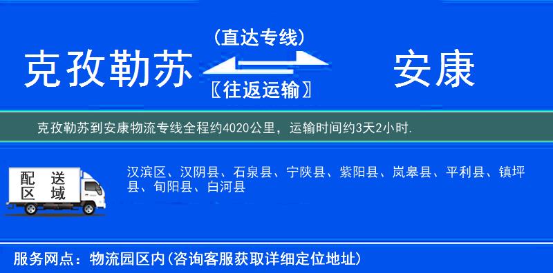 克孜勒蘇到安康物流專線